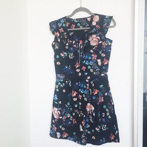 Mini floral summer dress
